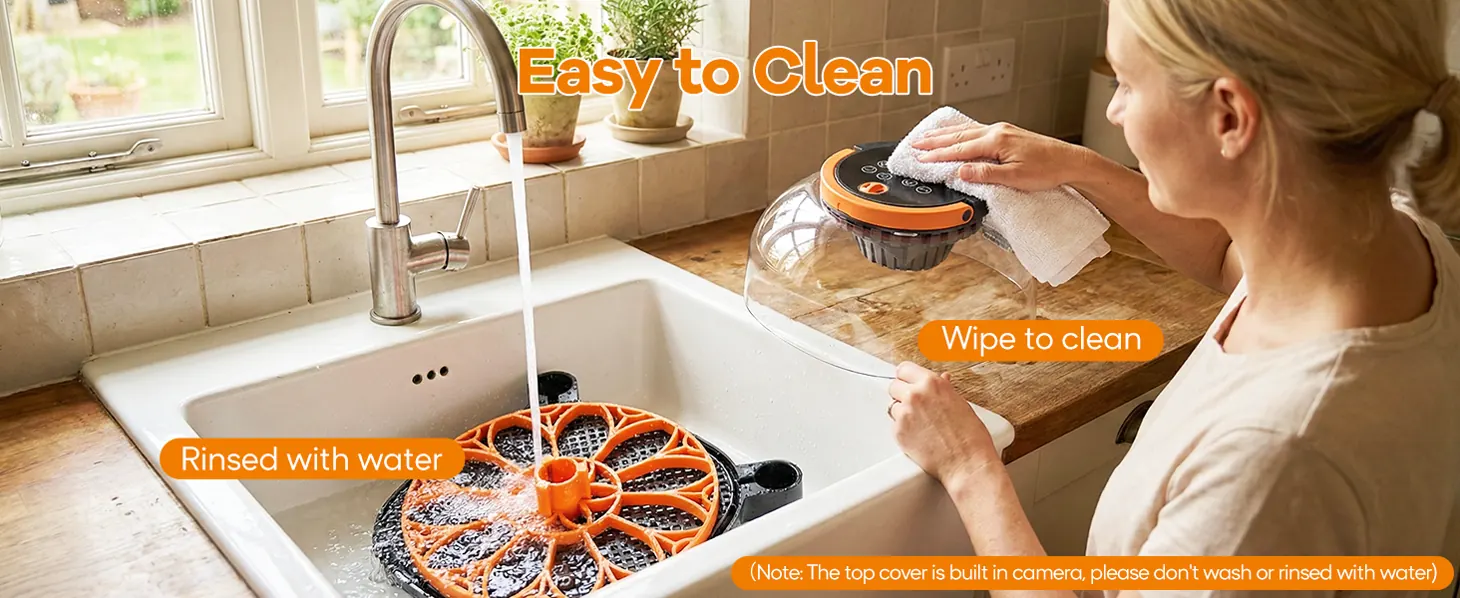 Easy clean smart incubator tray